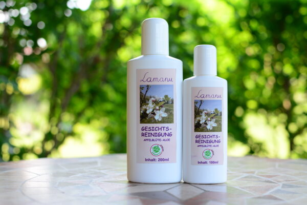 Gesichtsreinigung Apfelblüte-Aloe