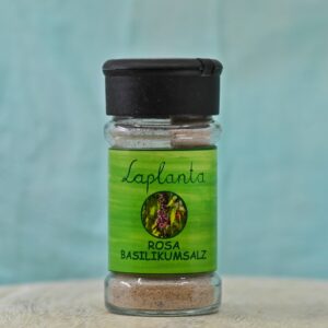 Rosa Basilikumsalz