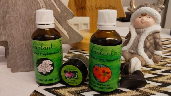 Set „Kräuterkraft“ – Stärkende Tropfen für Vitalität und Pflege für Körper und Sinne