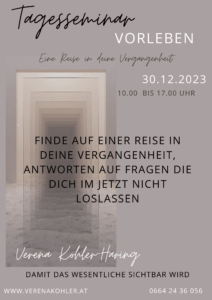 Tagesseminar/Heiltag mit Verena Kohler @ Lebenswerkstätten Stainz, Seminarraum, 1.Stock