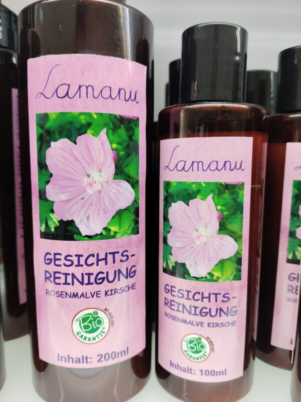 Gesichtsreinigung Rosenmalve-Kirsche
